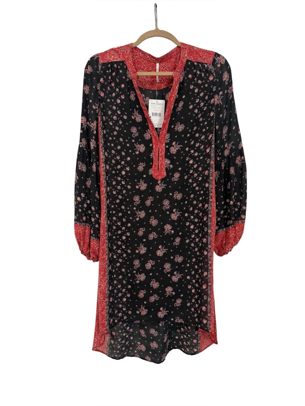 NWT Free People Peacemaker Hi-Low Sheer Boho Dress (Size S)